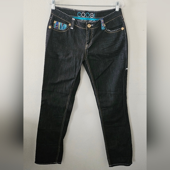 COOGI EMBROIDERED JEANS - Picture 1 of 10